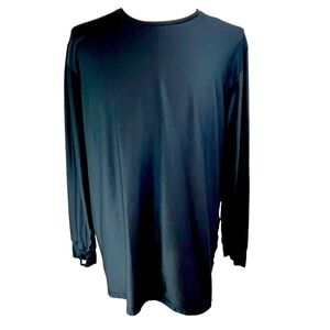 DULUTH TRADING Black Go Naked Base Layer Long Sleeve T Shirt Size XL Wicking‎